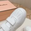 Acne Studios thick-soled Velcro smiley face white sneakers