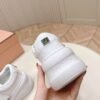 Acne Studios thick-soled Velcro smiley face white sneakers