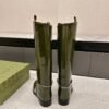 GUCCI casual Kelly knight boots catwalk style advanced version 1:1 inner cowhide material