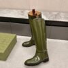 GUCCI casual Kelly knight boots catwalk style advanced version 1:1 inner cowhide material