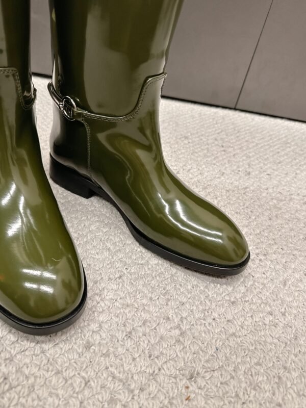 GUCCI casual Kelly knight boots catwalk style advanced version 1:1 inner cowhide material