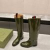 GUCCI casual Kelly knight boots catwalk style advanced version 1:1 inner cowhide material