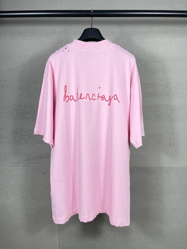 BALENCIAGA heart letter print short-sleeved T-shirt