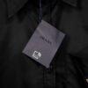 PRADA new classic metal triangle logo nylon shirt long sleeved top