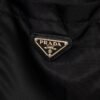 PRADA new classic metal triangle logo nylon shirt long sleeved top