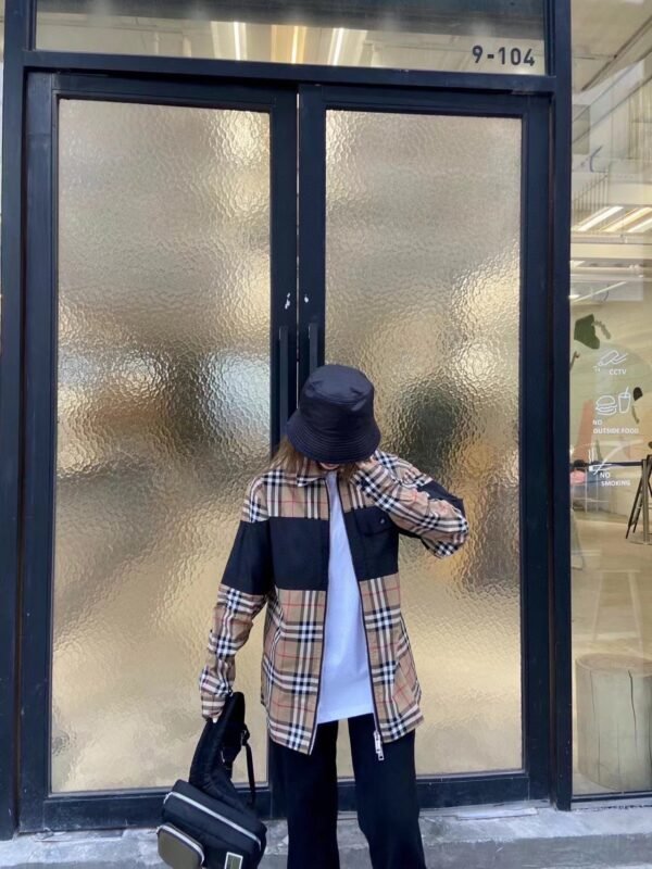 Burberry patchwork plaid jacket jacket