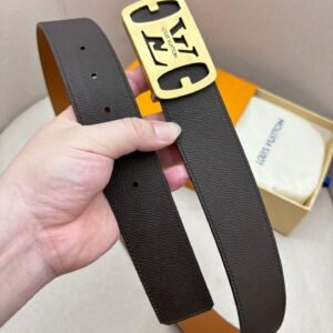 Louis Vuitton Men’s counter quality belt width 40mm