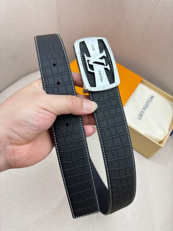 Louis Vuitton men’s counter quality belt width 40mm