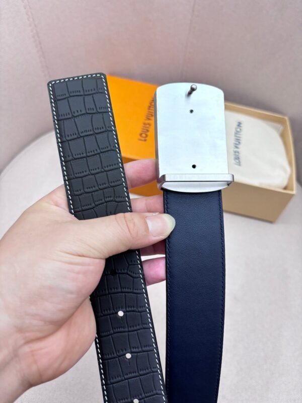 Louis Vuitton men’s counter quality belt width 40mm