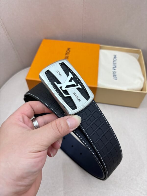Louis Vuitton men’s counter quality belt width 40mm