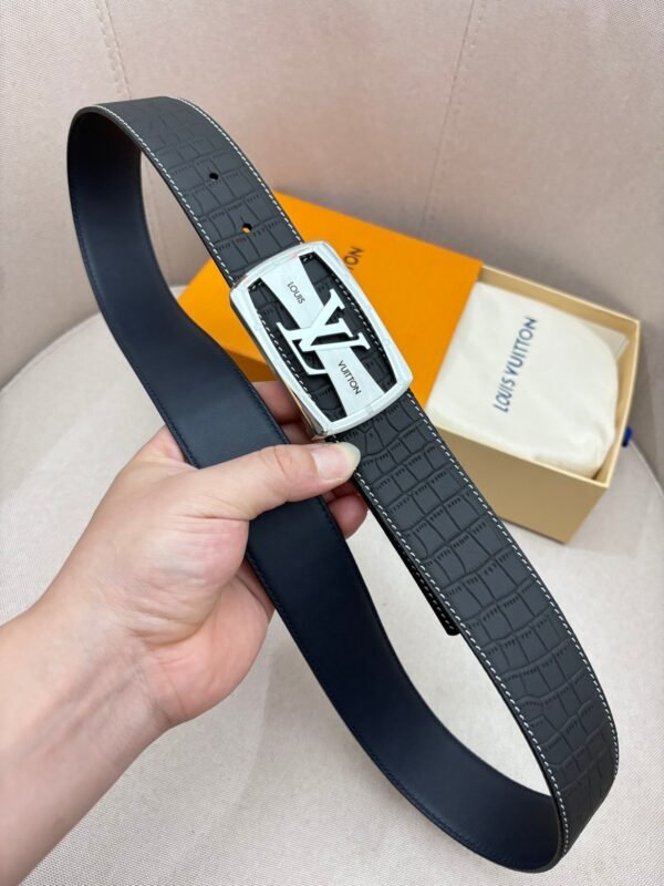 Louis Vuitton men’s counter quality belt width 40mm