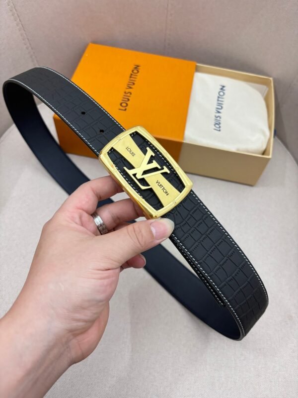 Louis Vuitton men’s counter quality belt width 40mm