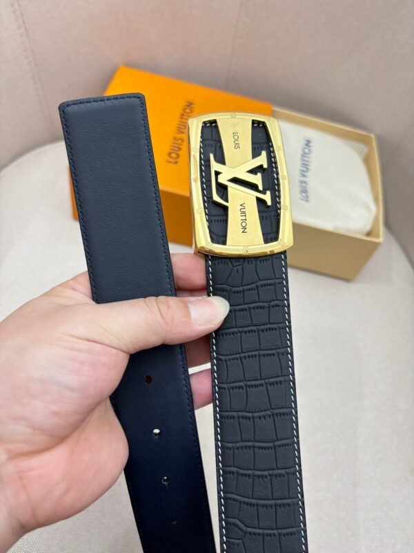 Louis Vuitton men’s counter quality belt width 40mm