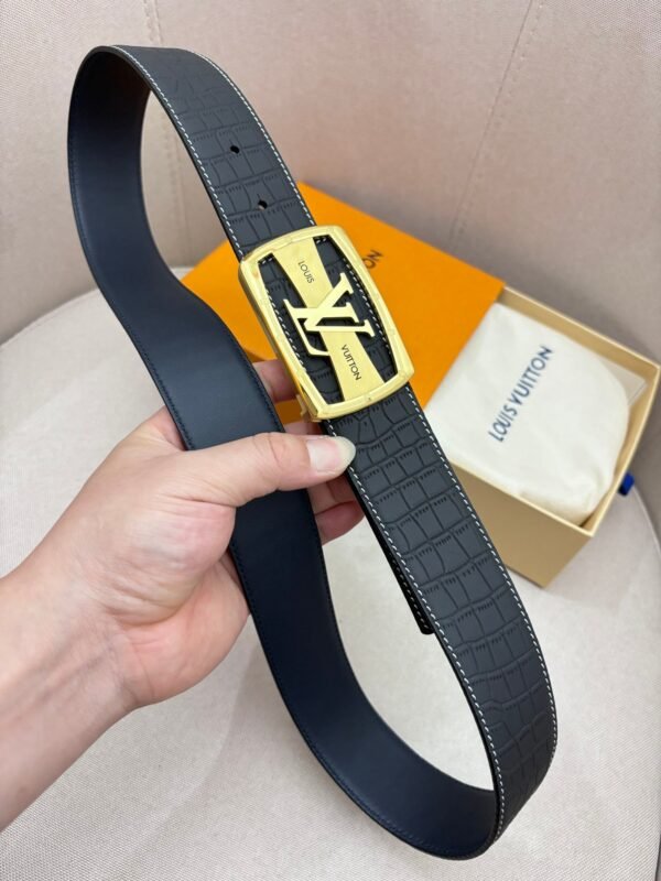 Louis Vuitton men’s counter quality belt width 40mm