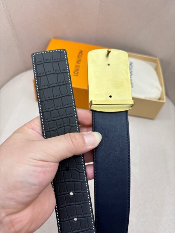 Louis Vuitton men’s counter quality belt width 40mm