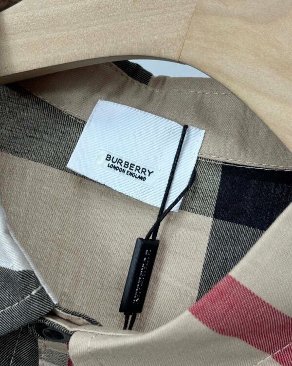 Burberry Contrast color panel long sleeve shirt