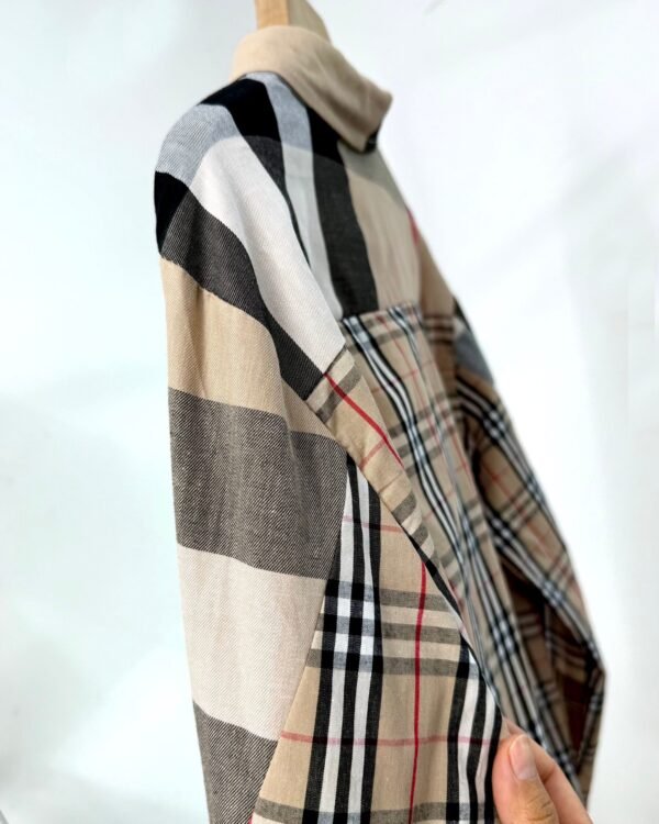 Burberry Contrast color panel long sleeve shirt