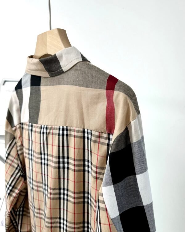 Burberry Contrast color panel long sleeve shirt