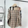 Burberry Contrast color panel long sleeve shirt