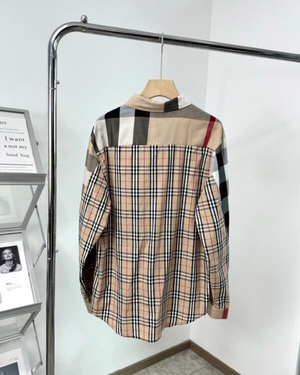Burberry Contrast color panel long sleeve shirt