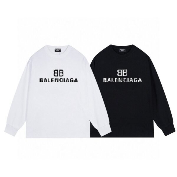 Balenciaga mosaic logo print sweatshirt