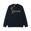 LV Sweatshirts Beaded embroidered crew-neck hoodie