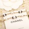 Chanel Black lace bag necklace