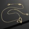 Louis Vuitton Heart Peach Necklace Autumn New Collection