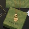 GUCCI New heart-shaped peach necklace