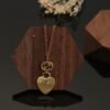 GUCCI New heart-shaped peach necklace