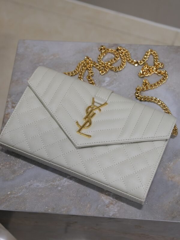 YSL BAG Envelope_Caviar Grain Envelope