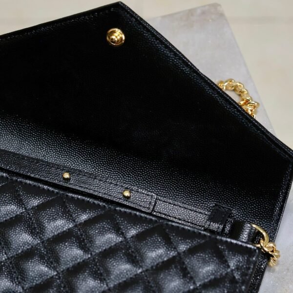 YSL BAG Envelope_Caviar Grain Envelope