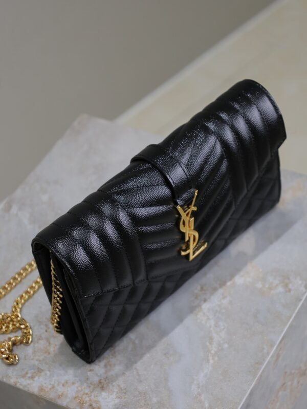 YSL BAG Envelope_Caviar Grain Envelope