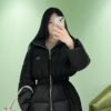 PRADA New autumn and winter waist nylon down jacket 90% goose down + 10% feather