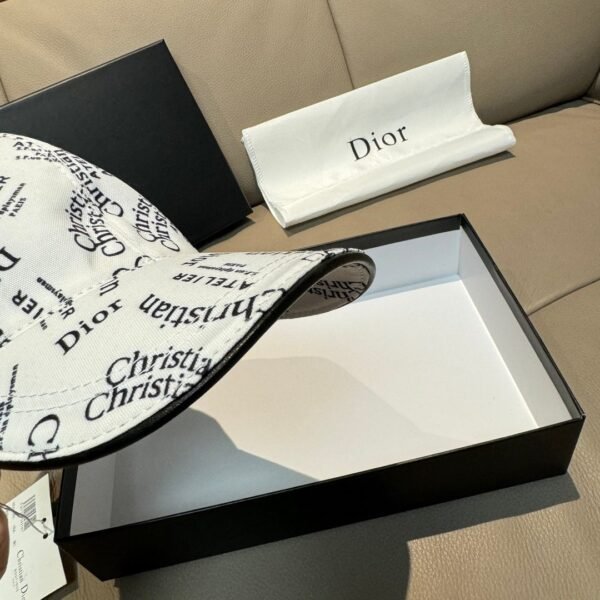 Christian Dior CAP silkscreen, retro original canvas + top leather