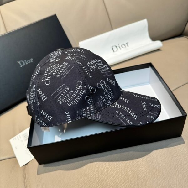Christian Dior CAP silkscreen, retro original canvas + top leather
