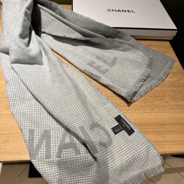 CHANEL 100% cashmere premium version official website 1:1 scarf 45x185cm