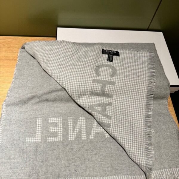 CHANEL 100% cashmere premium version official website 1:1 scarf 45x185cm
