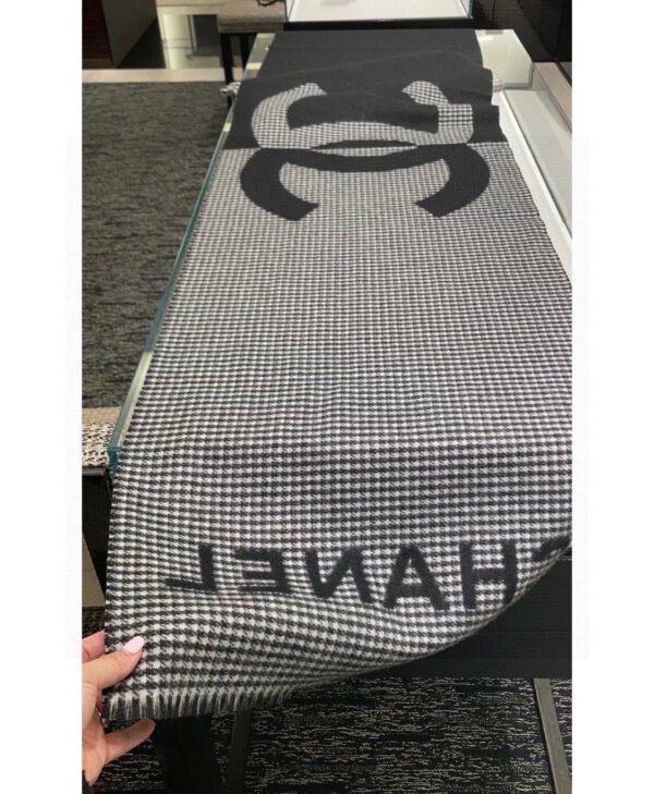CHANEL 100% cashmere premium version official website 1:1 scarf 45x185cm