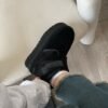 UGG autumn and winter new products height increase thick bottom double Velcro short boots pure wool