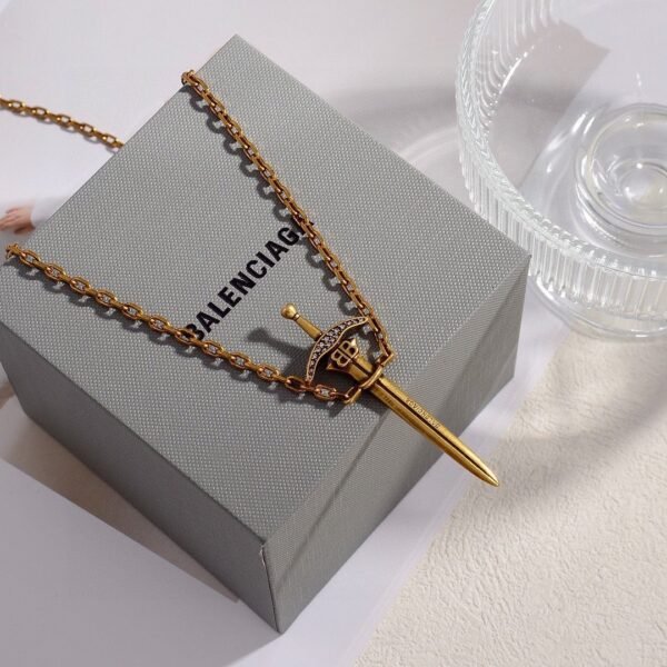 Balenciaga’s new sword necklace