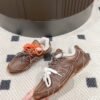 miumiu&NB Co-branded genuine leather upper and cashmere lining shoes Premium version