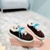 miumiu original cowhide upper wool lining high-end shoes