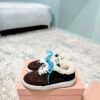 miumiu original cowhide upper wool lining high-end shoes