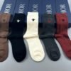 DIOR socks with bee logo 5 pairs per box
