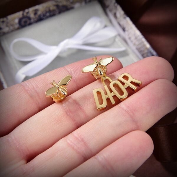 DIOR Bee Asymmetric Earrings