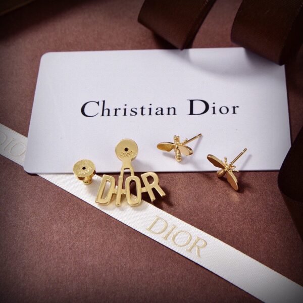 DIOR Bee Asymmetric Earrings