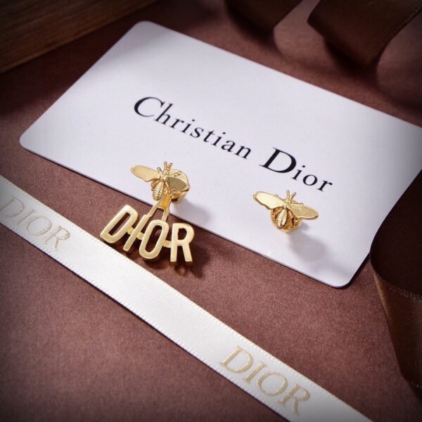 DIOR Bee Asymmetric Earrings