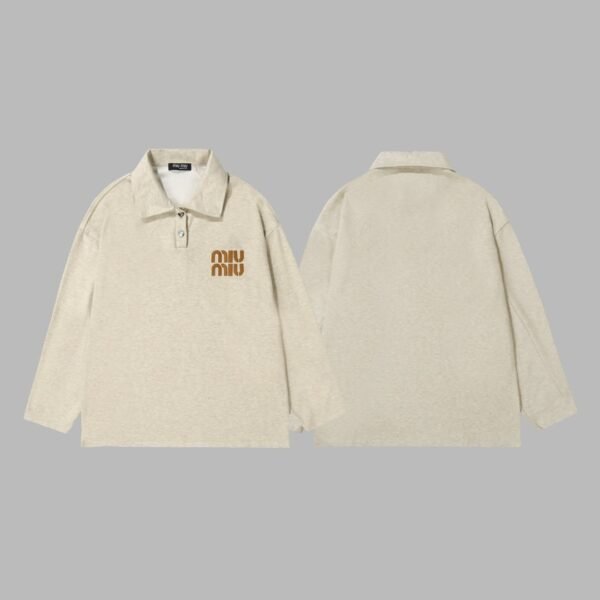 miumiu Long Sleeve Polo Shirt