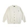 Ralph Lauren Classic Warhorse logo embroidered V-neck long-sleeved button-down knitted sweater cardigan jacket